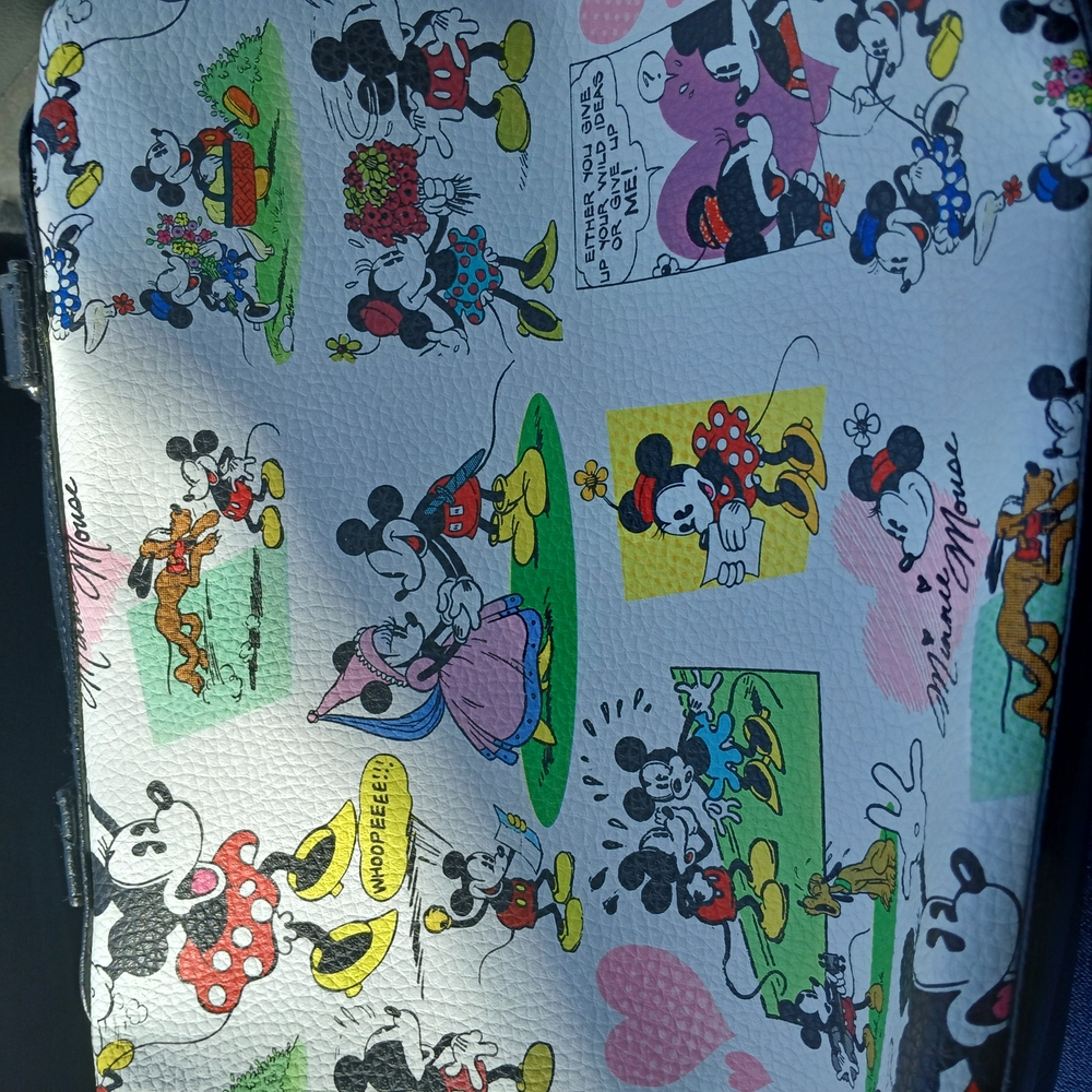 Disney Mickey and Minnie Mouse Comic Print Bag